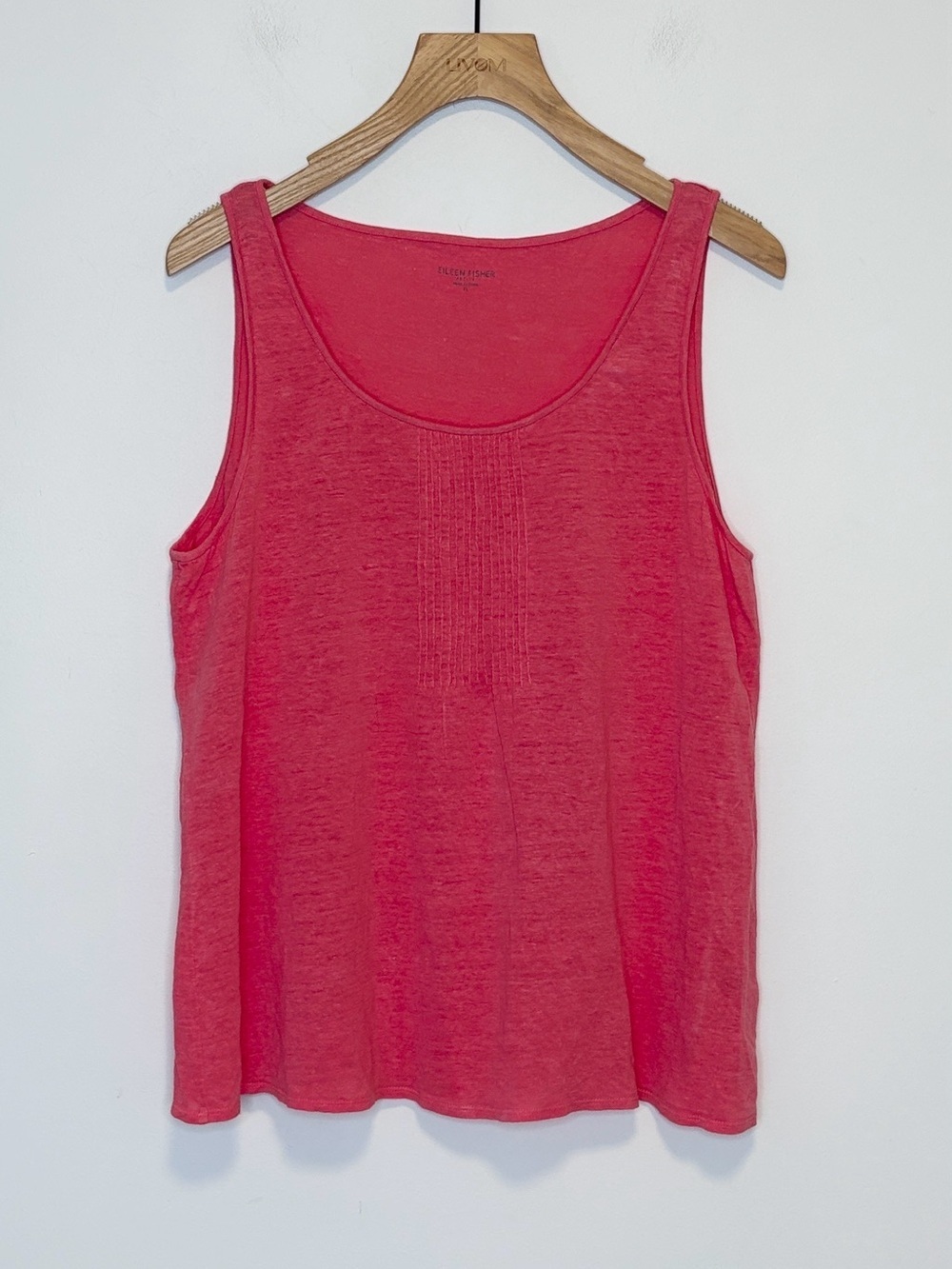 Eileen Fisher 100% linen tank , sz : petite large